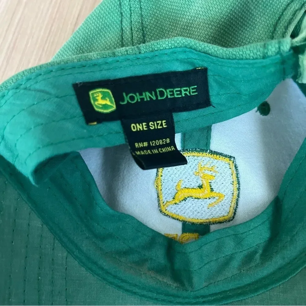 John Deere Green Logo Baseball Hat - Picture 9 of 9